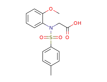 2-(N-(2-methoxyphenyl)-4-methylphenylsulfonamido)acetic acid