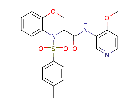 2-(N-(2-methoxyphenyl)-4-methylphenylsulfonamido)-N-(4-methoxypyridin-3-yl)acetamide