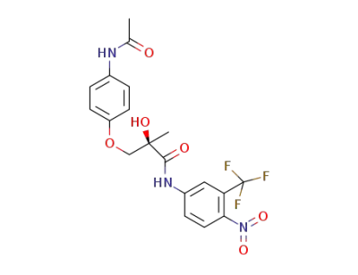 (2R)-3-(4-acetamidophenoxy)-N-[(4-nitro-3-(trifluoromethyl)phenyl)]-2-hydroxy-2-methylpropanamide